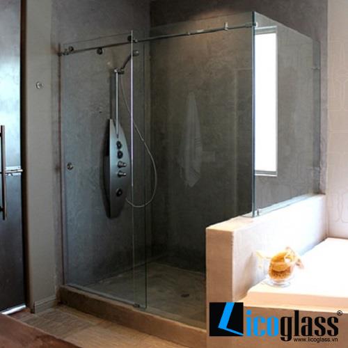 vách tắm kính