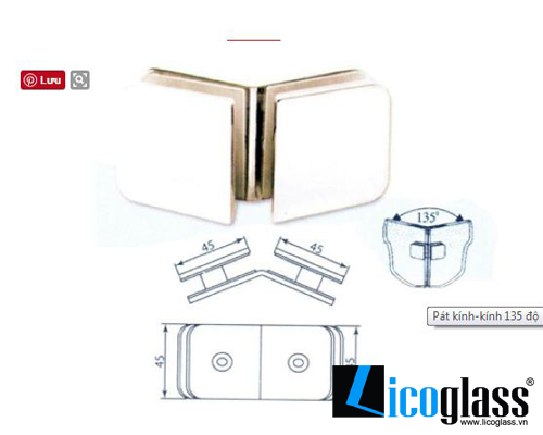 KẸP ĐỊNH VỊ 135 ĐỘ VVP 