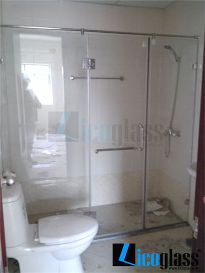 Vách kính tắm cường lực - cửa trượt Moreglass
