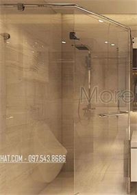 Mẫu vách tắm kính 135 độ LC 01