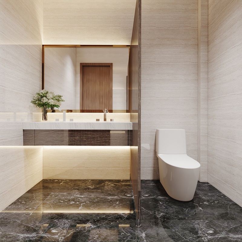 Vách kính cường lực - phòng tắm kính