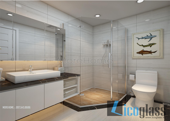 Cơ sở chuyên vách kính phòng tắm