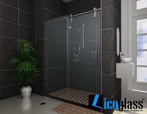 Ưu điểm của phòng tắm kính cửa trượt 